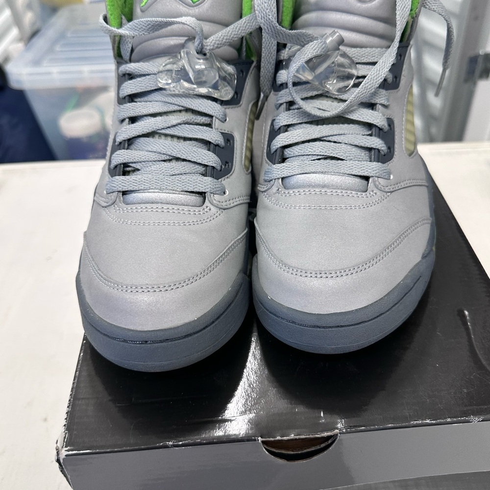 Gray and Green Men's Sneakers
